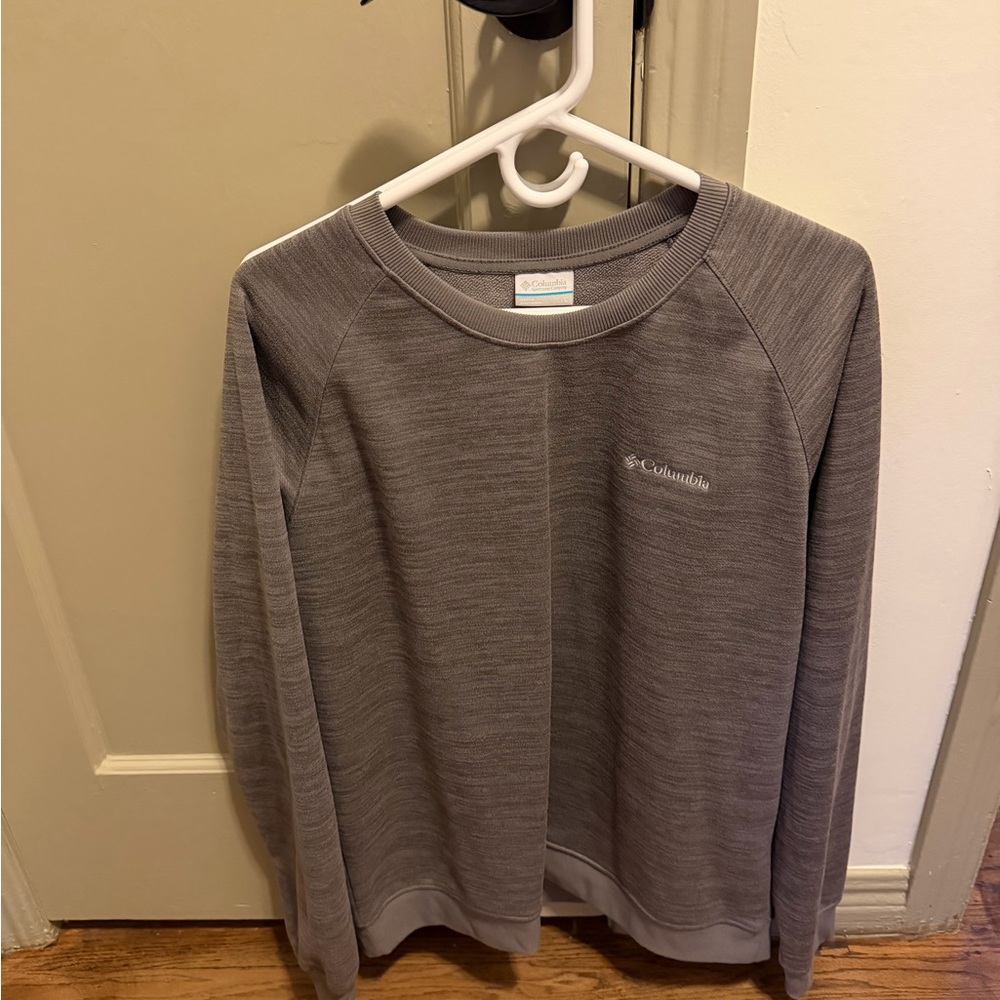 Columbia Gray Crewneck Pullover Sweatshirt